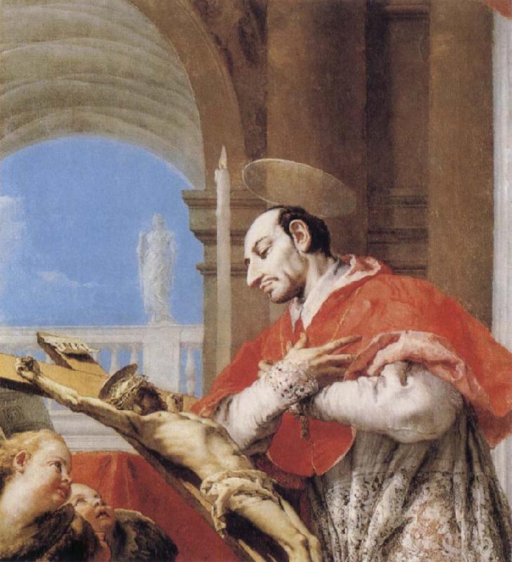 Giovanni Battista Tiepolo St Charles Borromeo Germany oil painting art